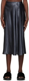 MAX MARA GRAY COIMBRA MIDI SKIRT