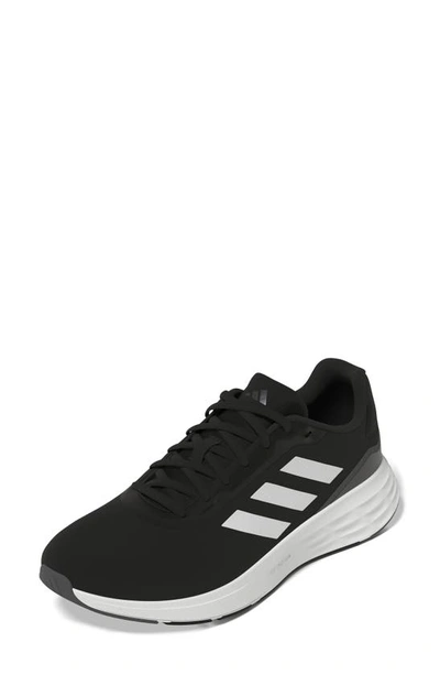 Adidas Originals Trace Sneaker In Black/ White/ Carbon