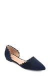 Journee Collection Jezlin D'orsay Flat In Blue
