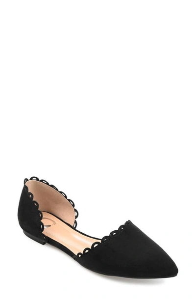 Journee Collection Jezlin D'orsay Flat In Black