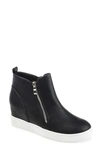 Journee Collection Journee Pennelope Wedge Heel Sneaker In Black
