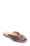 Journee Collection Women's Sonnia Velvet Mules In Lilac