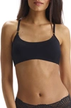 Commando Butter Lace Racerback Bralette In Black