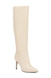 Nine West Richy Pointed Toe Knee High Boot In Ivory 151
