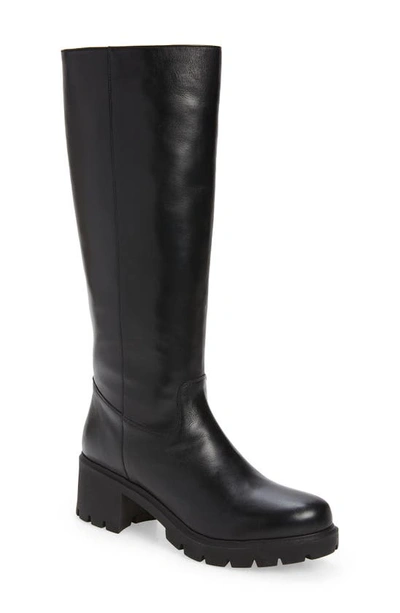 Frame Le Scout Knee High Boot In Black