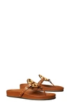 Tory Burch Miller Vintage Plaque Cloud Flip Flop In Bourbon Miele/ Bourbon Miele