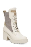 Franco Sarto Dizzy Cold Weather Boots Women's Shoes In Chiffon Faux Leather/fabric