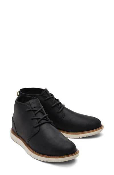 Toms Navi Water Resistant Chukka Boot In Black