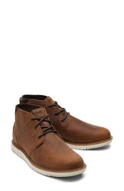 Toms Navi Water Resistant Chukka Boot In Brown