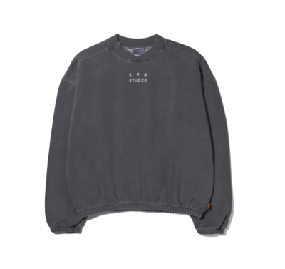 Pre-owned Studio Iab  Pigment Crewneck Black Sweatshirt Size S-xxl 100% Authentic