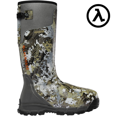 Pre-owned Lacrosse Alphaburly Pro 18" Optifade Elevated Ii 1600g Hunt Boots 376018 In Gore Optifade Elevated Ii