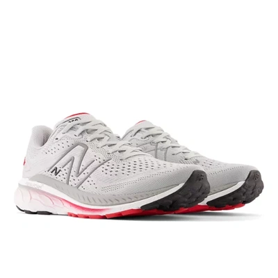 New Balance Fresh Foam X 860v13 In Grey/red/black