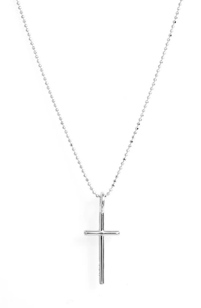 Kendra Scott Sterling Silver Cross Charm Necklace