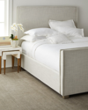 Bernhardt Sawyer King Panel Bed In Light Sand