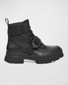 Ugg Ashton Lace Up Boots In Black In Black