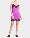 Natori Enchant Lace-trim Chemise In Magenta Purple