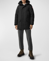 Canada Goose Langford Parka Nylon Down Jacket In Black