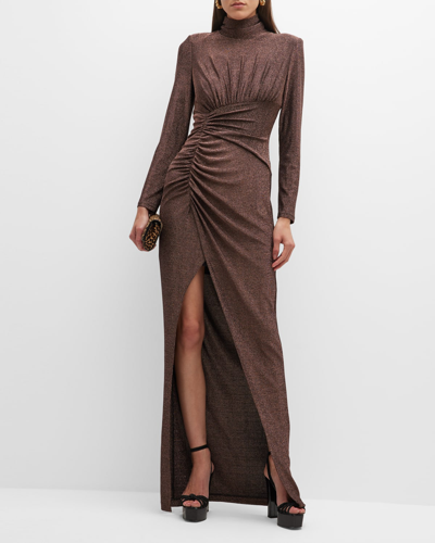 aidan aidan mattox copper gown