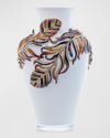 JAY STRONGWATER FEATHER VASE
