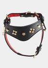 Christian Louboutin Loubiharness Cara Spikes Dog Harness, Medium