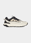 Moncler Men's Lite Runner Low-top Sneakers In White