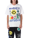 MARKET SMILEY COLLAGE T-SHIRT