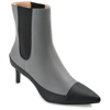 Journee Collection Collection Women's Tru Comfort Foam Eleece Bootie In Grey
