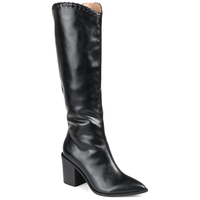 Journee Collection Collection Women's Tru Comfort Foam Wide Width Wide Calf Daria Boot In Black