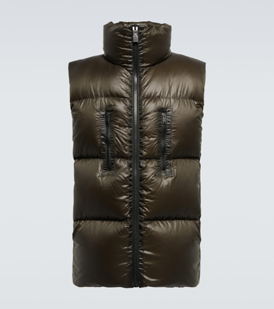 Givenchy Men's Front-pocket Puffer Vest In Military Green ModeSens