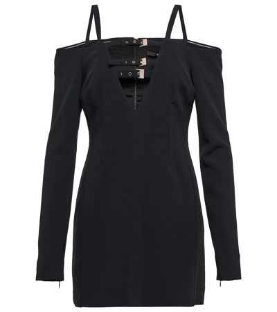 Blumarine Embellished Minidress In Nero