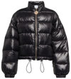 Patou Short Puffer Jacket In Black