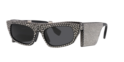 Burberry Woman Sunglass Be4383 In Grey