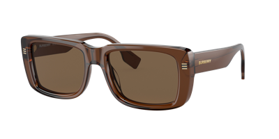 Burberry Men's Jarvis Sunglasses, Be4376u55-x In Dark Brown