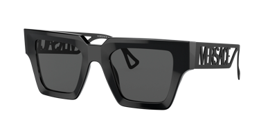 Versace Women's Low Bridge Fit Sunglasses, Ve4431f50-x In Dark Grey
