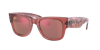 Ray Ban Ray-ban Mega Wayfarer 52 Unisex Low Bridge Fit Sunglasses In Rot
