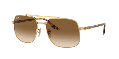 Ray Ban Rb3699 Sonnenbrillen Havana Gelb Fassung Braun Glas 56-18 In Braun Verlaufstönung