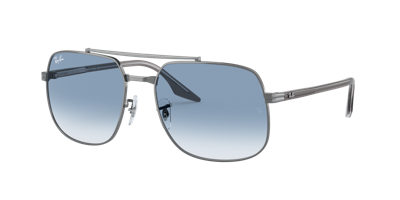 Ray Ban Rb3699 Sonnenbrillen Grau Auf Transparent Fassung Blau Glas 56-18 In Grey On Transparent