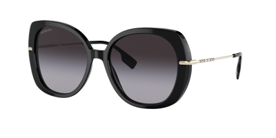 Burberry Women's Eugenie Sunglasses, Be4374 In Grey Gradient