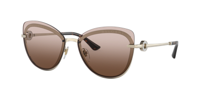 Bvlgari Woman Sunglasses Bv6182b In Brown Gradient