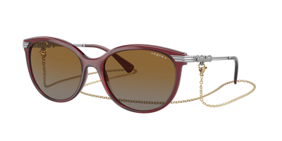 Vogue Eyewear Woman Sunglasses Vo5460s In Polar Grey Gradient Brown