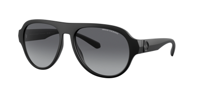 Armani Exchange Man Sunglasses Ax4126su In Polar Gradient Grey