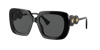 Versace Ve 4434 Gb1/87 54mm Womens Square Sunglasses In Dark Grey