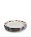 Soho Home Castelo Dinner Plates Set Of Four In Multi-coloured