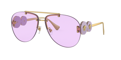 Versace Women's Sunglasses, Ve2250 In Light Violet