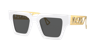 Versace Ve 4431 401/87 50mm Womens Square Sunglasses In Dark Grey