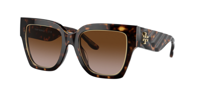 Tory Burch Woman Sunglass Ty7180u In Brown Gradient