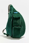 Kavu Mini Rope Cord Sling Bag In Dark Green