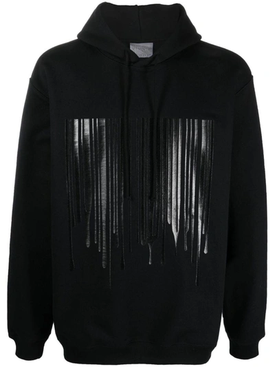 Vtmnts Logo Pullover Hoodie In Negro