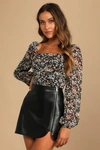Lulus Meant To Stand Out Black Vegan Leather Zip-front Mini Skirt In Black