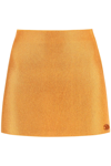 Diesel Orange M-argette Miniskirt In Multicolor